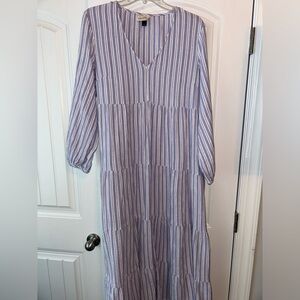 Universal thread women’s long sleeve maxi dress - size large